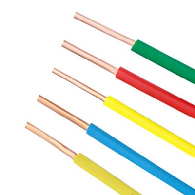 теплостойкое Multicolor одиночного изолированного кабеля PVC ядра 750V противокоррозионное