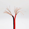 Жаропрочный красный черный кабель диктора, практически 1,5 Mm провода диктора