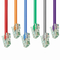 Прочное кабеля заплаты сети локальных сетей CAT5e незаслоненное Multicolor