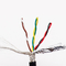 Многожильные обшивая электрические кабели, кабель сигнала ядра Mildewproof 3