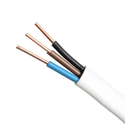 2,5 медь электрического кабеля плоской проволоки ядра Sqmm 3 бескислородная