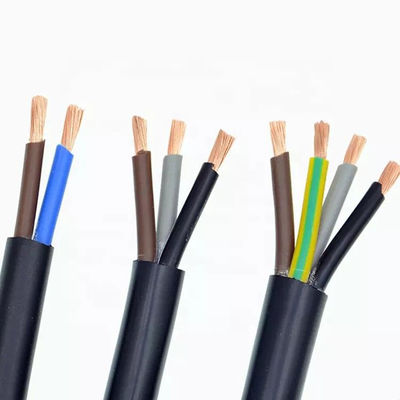 качество  PVC Insulated Rubber Sheathed Flexible Cable 2 Core Fire Retardant фабрика